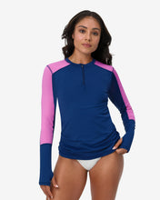 Load image into Gallery viewer, BloqUV Women's Performance Quarter Zip Long Sleeve Crew Shirt
 - 26