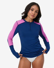 Load image into Gallery viewer, BloqUV Women's Performance Quarter Zip Long Sleeve Crew Shirt
 - 27