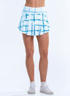 Shibori Plaid Skirt
