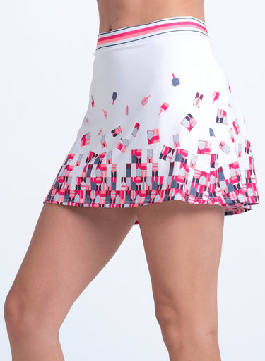 Pixel Rally Pickleball Skirt