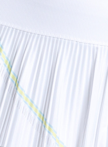 Lavish Stroke Pleated Skirt