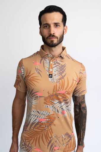 Easy Eagle Tobacco Men's Polo Shirt