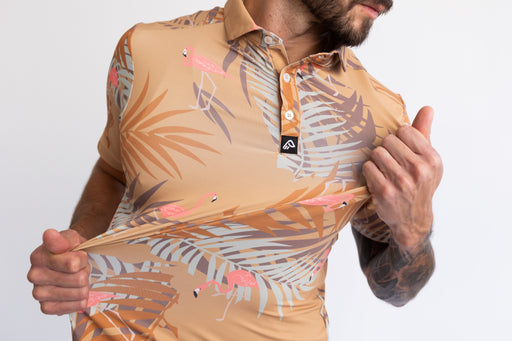 Easy Eagle Tobacco Men's Polo Shirt