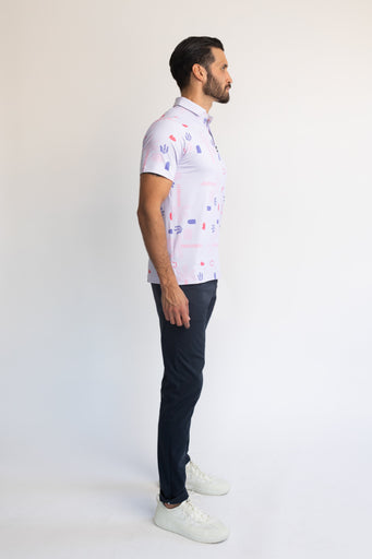Easy Eagle Trees Men's Polo Shirt