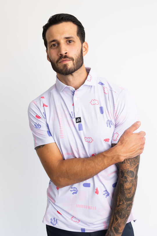 Easy Eagle Trees Men's Polo Shirt