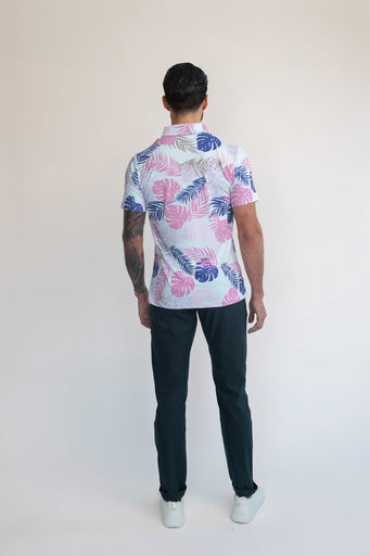 Easy Eagle Tropic Vibes Men's Polo Shirt