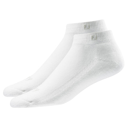 FootJoy ProDry Sport White Low Cut Womens Golf Socks - 2 Pack