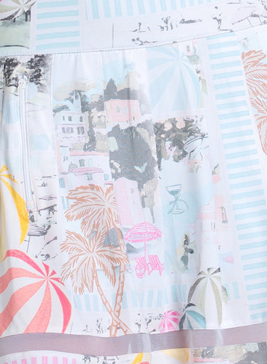 Riviera Breeze Pleat Skort