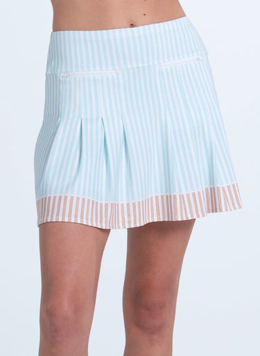 Riviera Stripe Pocket Skort
