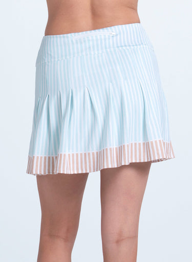 Riviera Stripe Pocket Skort