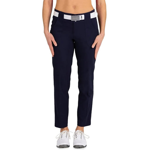 JoFit Belted Cropped Ankle Womens Golf Pants - Midnight/16
