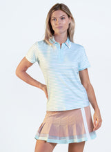 Load image into Gallery viewer, Riviera Stripe Polo Short Sleeve
 - 1