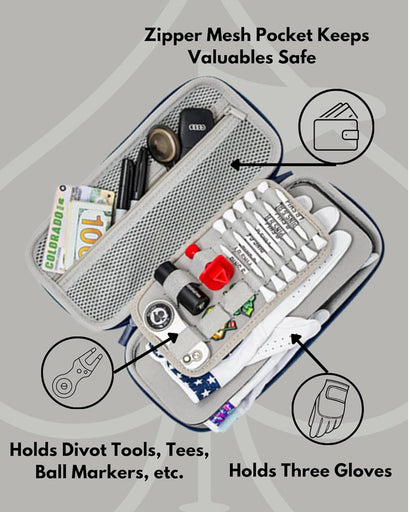 Pins and Aces Glove & Accessory Caddie - Black