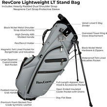 Load image into Gallery viewer, RevCore Lux LT Lightweight Stand Bag | 5 Way Velvet Lined Dividers
 - 12