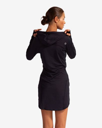 BloqUV Women's Hoodie Dress Relaxed