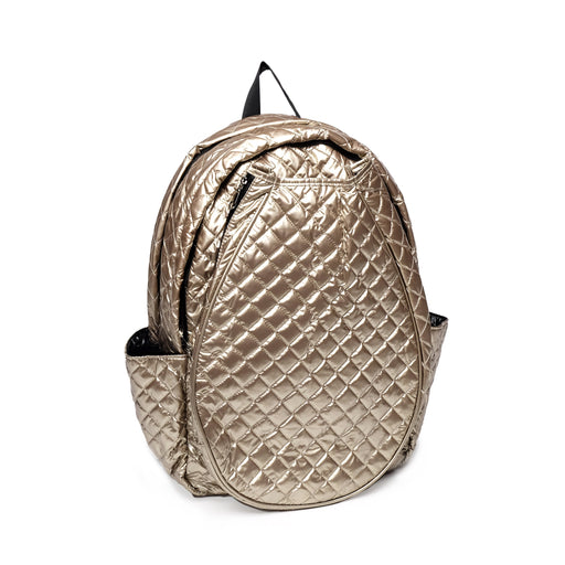 Glove It Gold Quilted Tennis Racquet Backpack
