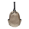 Glove It Gold Quilted Tennis Racquet Backpack