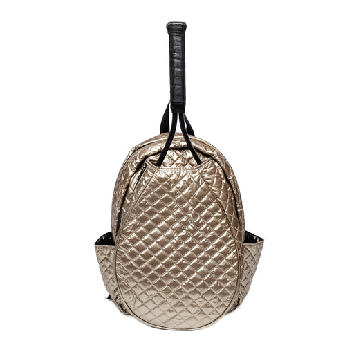 Glove It Gold Quilted Tennis Racquet Backpack