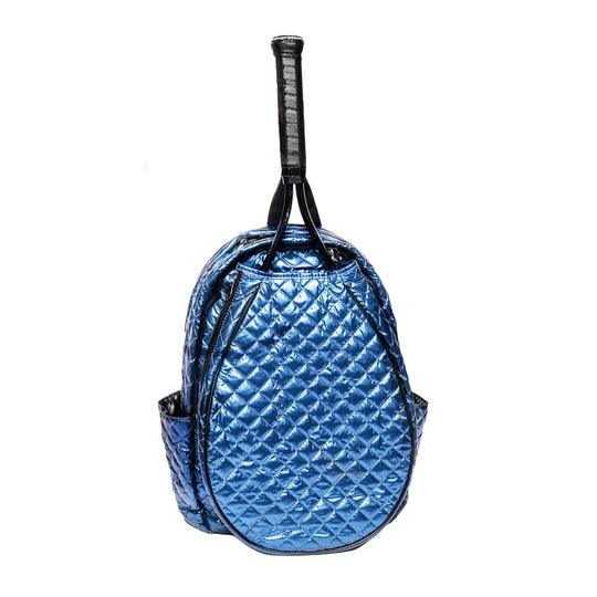 Glove It Navy Quilted Tennis Racquet Backpack