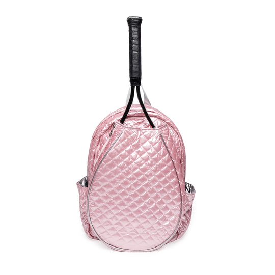 Glove It Pink Quilted Tennis Racquet Backpack