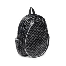 Load image into Gallery viewer, Glove It Black Quilted Tennis Racquet Backpack
 - 3