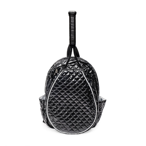 Glove It Black Quilted Tennis Racquet Backpack