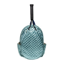 Load image into Gallery viewer, Glove It Teal Quilted Tennis Racquet Backpack
 - 2