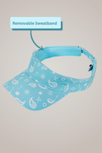 Load image into Gallery viewer, Glove It Aqua Paisley Sport Visor
 - 2