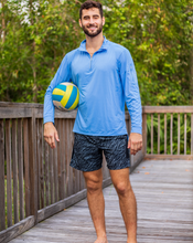 Load image into Gallery viewer, BloqUV Men's Mock Zip Top
 - 103
