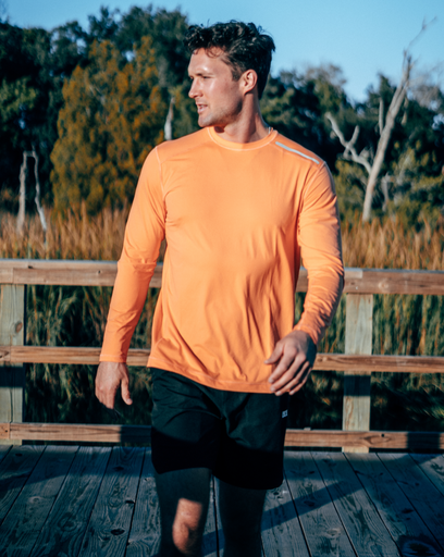 BloqUV Men's Long Sleeve Jet Tee
