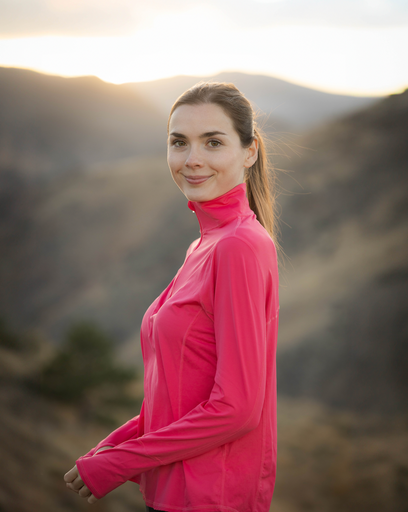 BloqUV Women's Mock Zip Top Relaxed