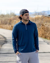 Load image into Gallery viewer, BloqUV Men's Mock Zip Top
 - 4