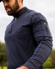 Load image into Gallery viewer, BloqUV Men's Mock Zip Top
 - 95