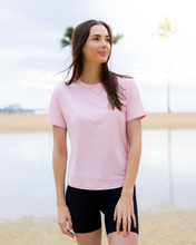 Load image into Gallery viewer, BloqUV Women's Short Sleeve Relaxed Crew Shirt
 - 30