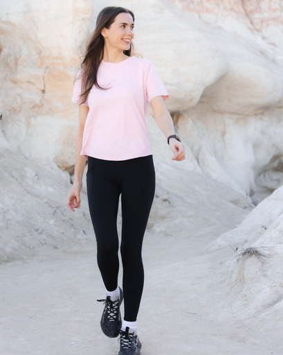 BloqUV Women's Short Sleeve Relaxed Crew Shirt
