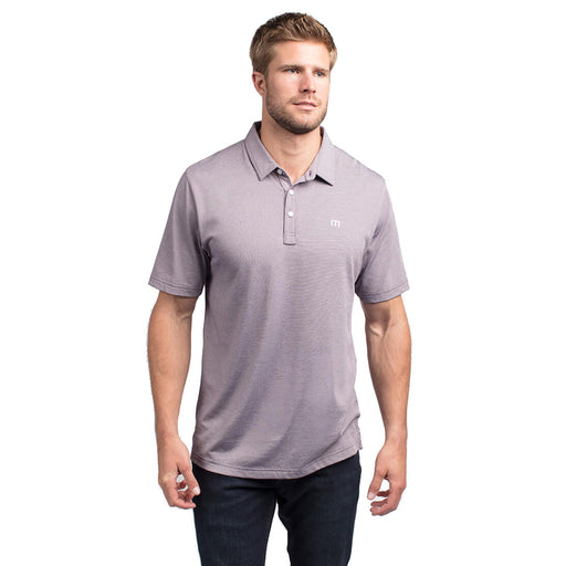 TravisMathew The Zinna Mens Golf Polo - Blackberry Cord/XXXL