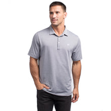 Load image into Gallery viewer, TravisMathew The Zinna Mens Golf Polo - Grey Pinstr/Wht/XXL
 - 3