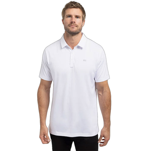 TravisMathew The Zinna Mens Golf Polo - White/XXL