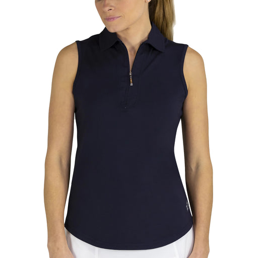 JoFit Sleeveless Womens Golf Polo 20 - Midnight/XL