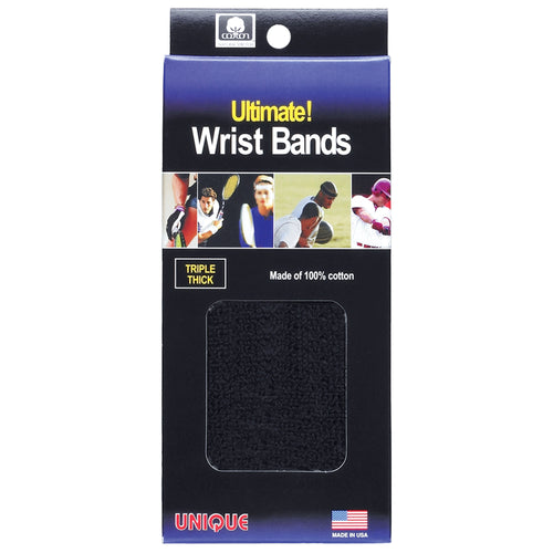 Unique Sports Ultimate Black Wristbands