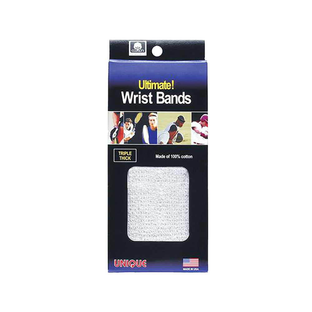 Unique Sports Ultimate White Wristbands - Default Title