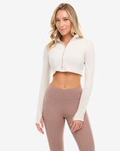 Load image into Gallery viewer, BloqUV Women's Full Zip Crop Top Sun Shirt
 - 43
