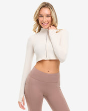 Load image into Gallery viewer, BloqUV Women's Full Zip Crop Top Sun Shirt
 - 44