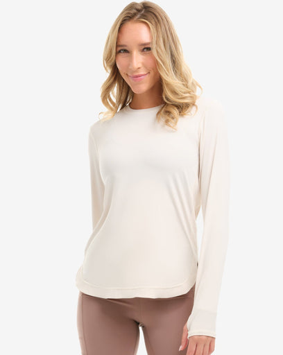 BloqUV Women's Scallop Top Relaxed