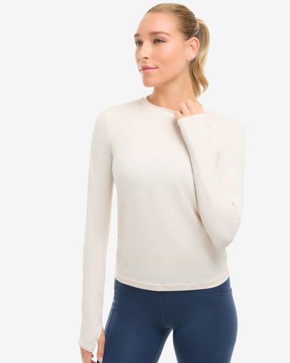 BloqUV Women's Scallop Top Relaxed