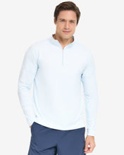 Load image into Gallery viewer, BloqUV Men's Mock Zip Top
 - 37