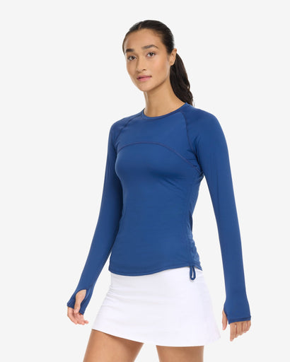 BloqUV Women's Drawstring Crew Shirt