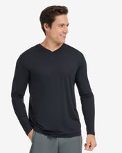 Load image into Gallery viewer, BloqUV Men's Performance V-Neck Long Sleeve Shirt
 - 13