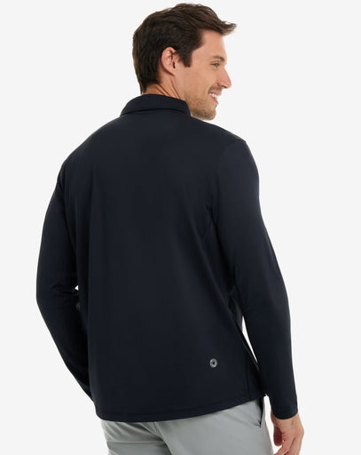 BloqUV Men's Long Sleeve Collared Shirt