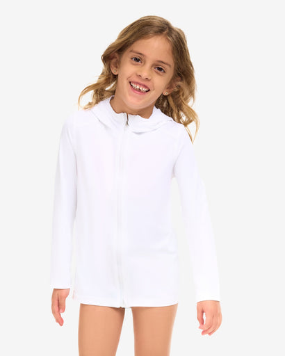 BloqUV Kid's Full Zip Hoodie Top